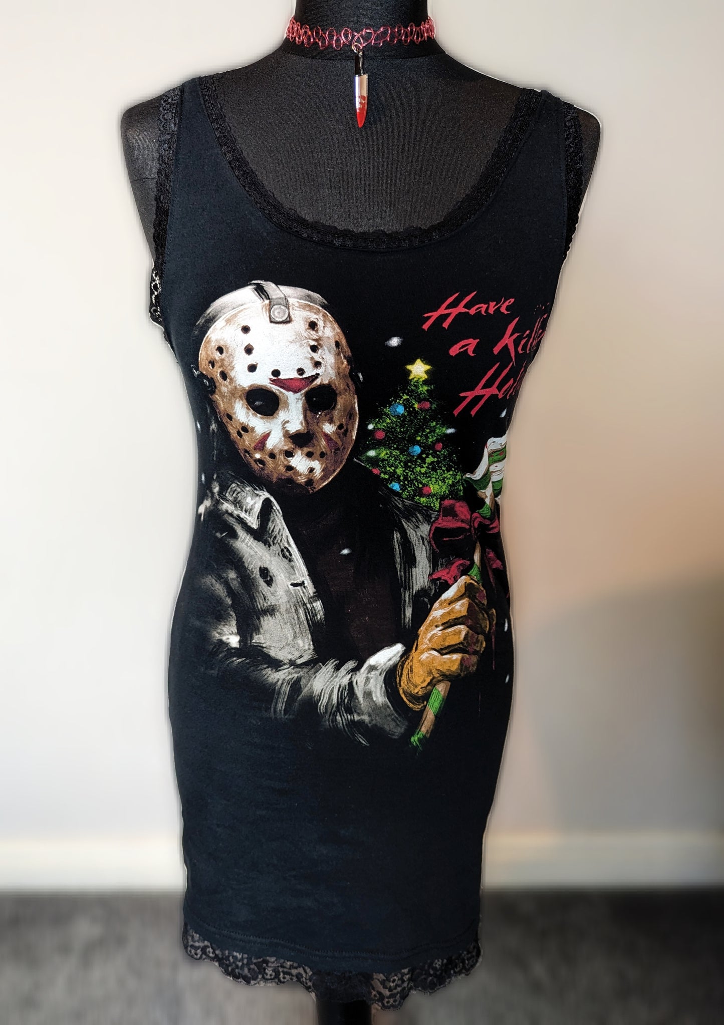Jason Vorhees Christmas Bodycon Dress