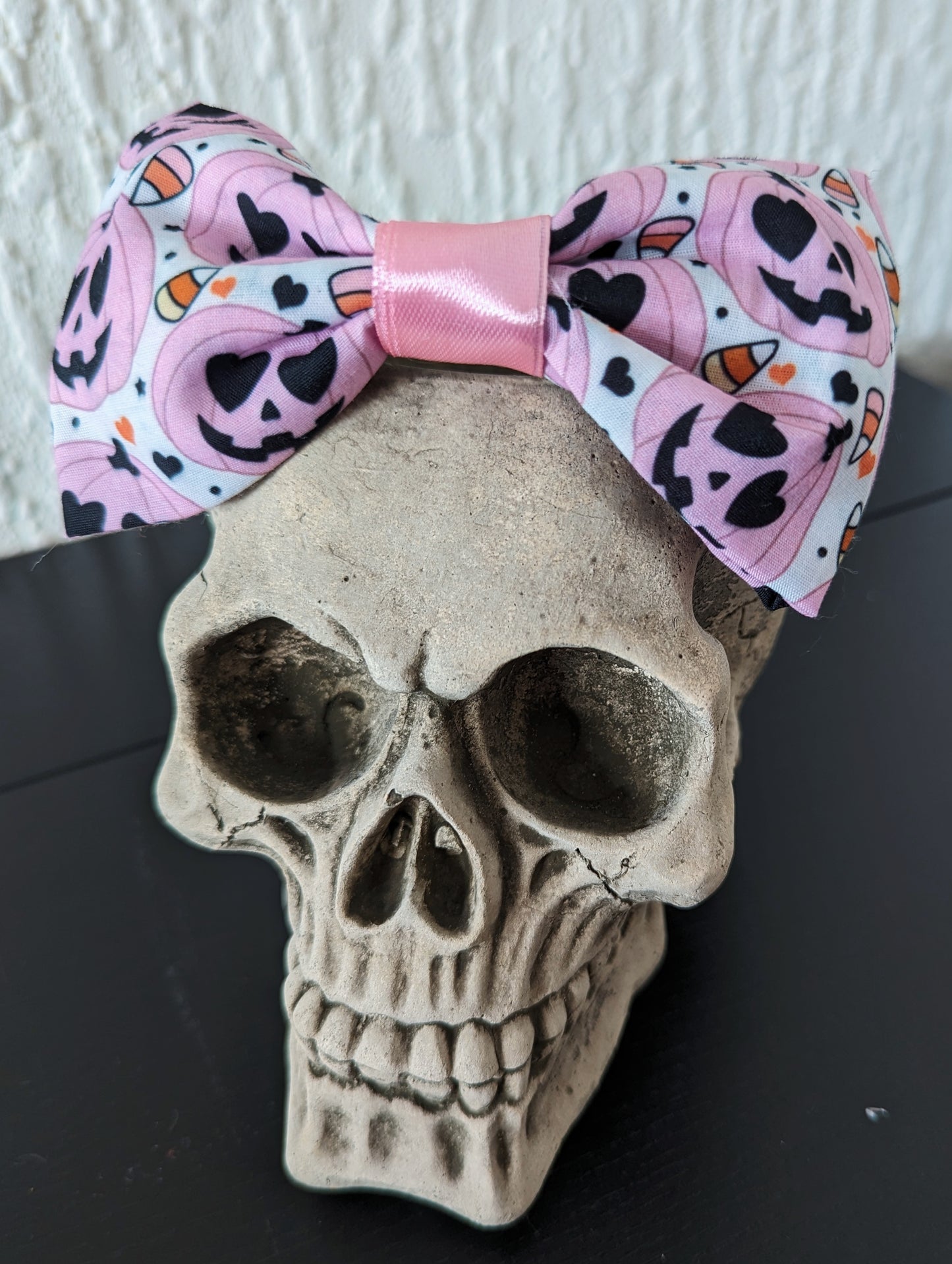 Pink Pumpkin Hair Bow