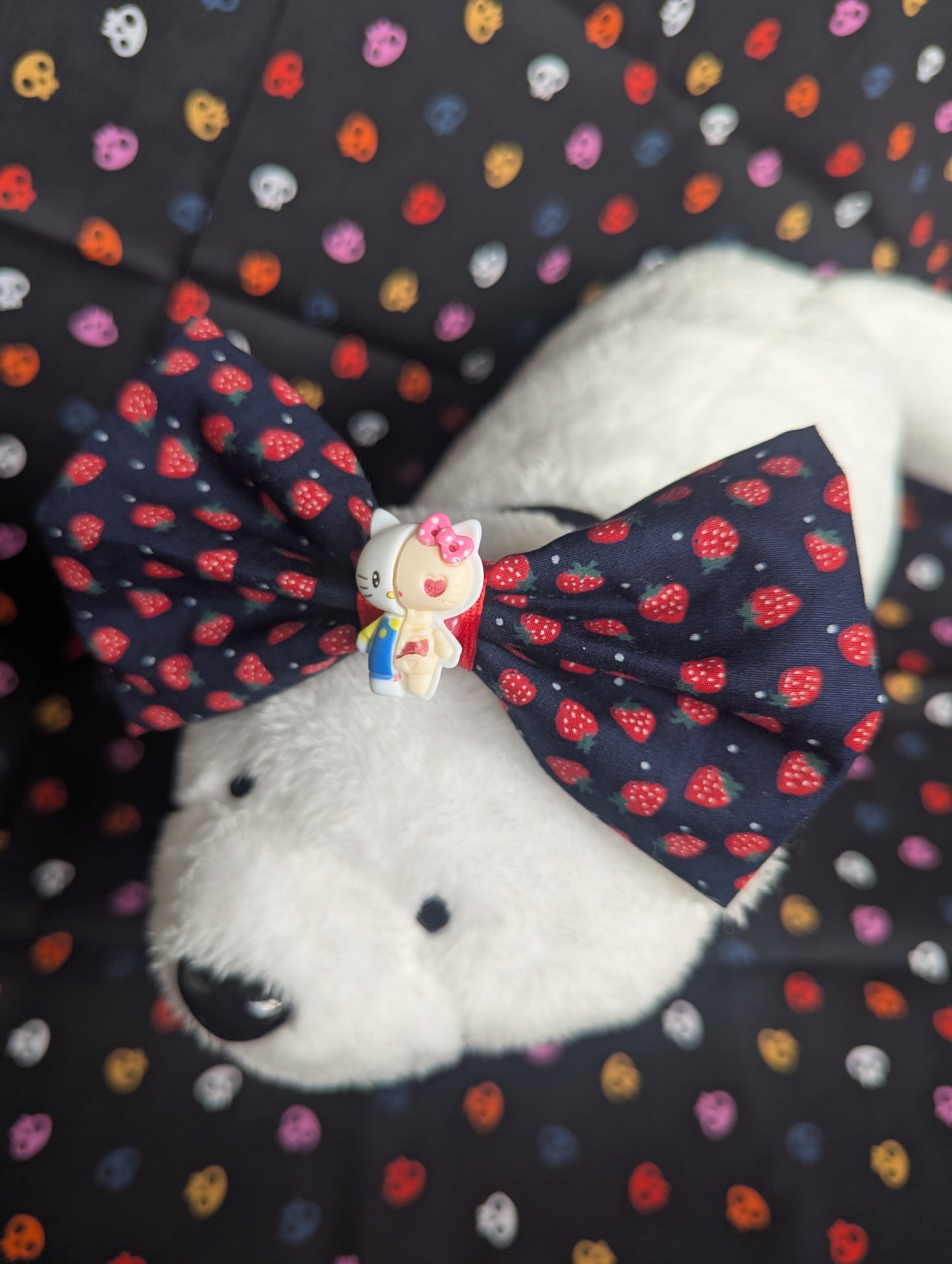 Hello Kitty Strawberry Hair Bow