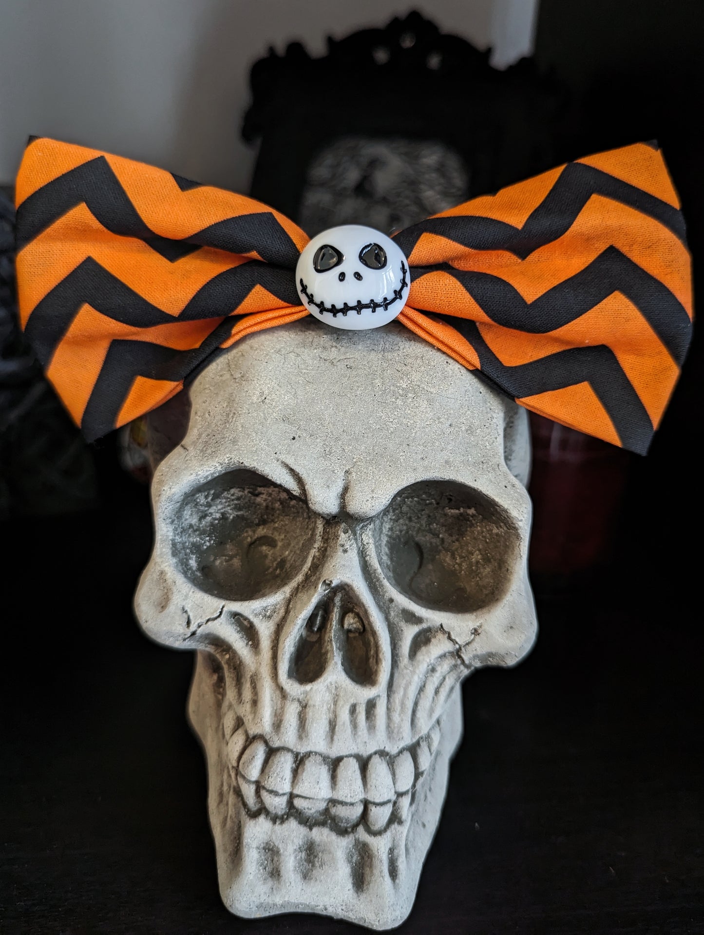 Pumpkin King Hair Bow