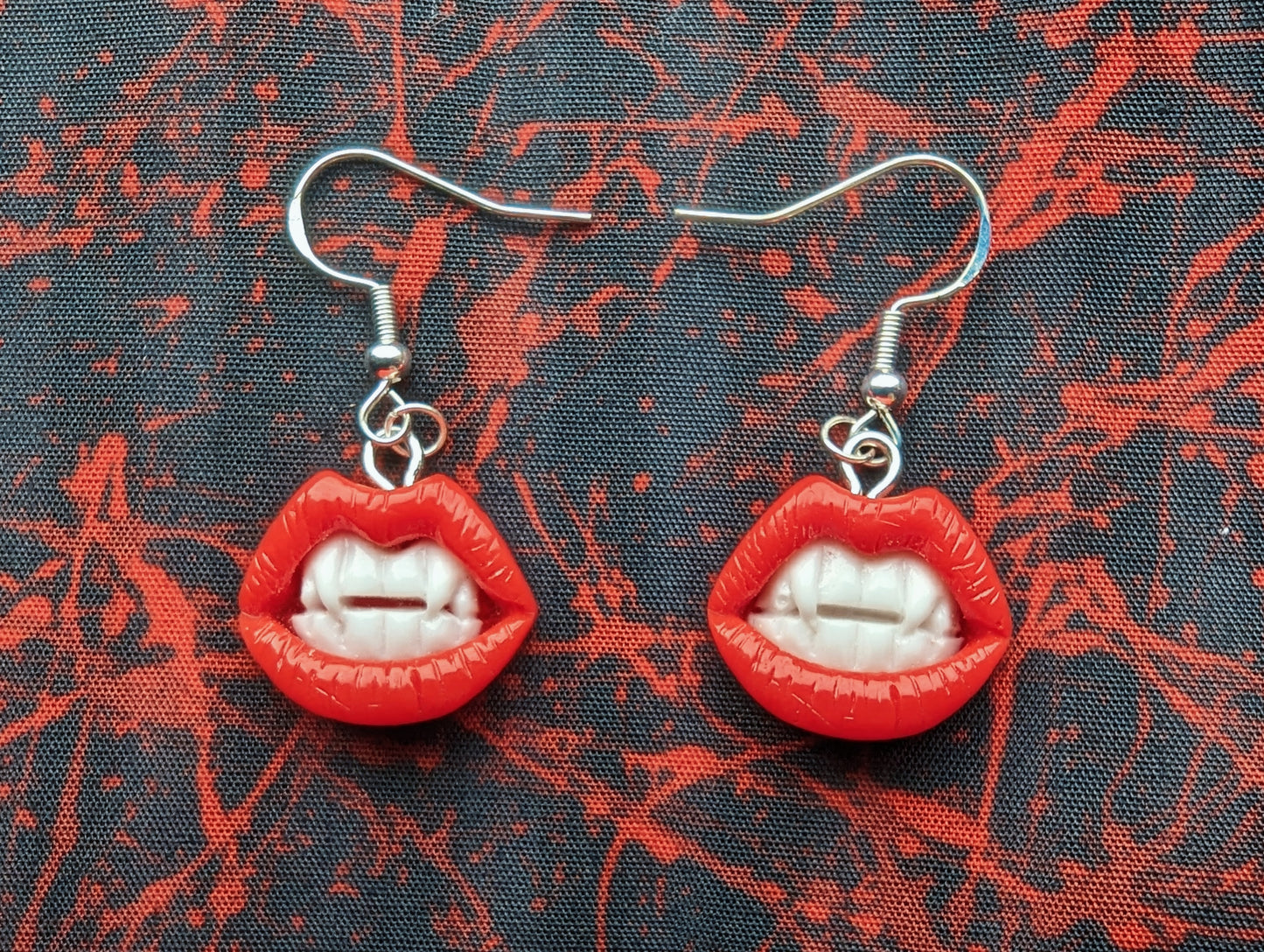 Vampire Bite Earrings