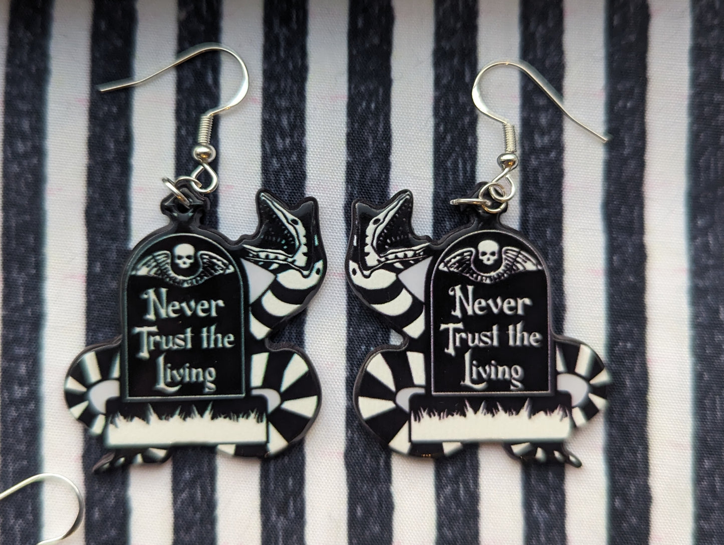 Beetlejuice Earrings