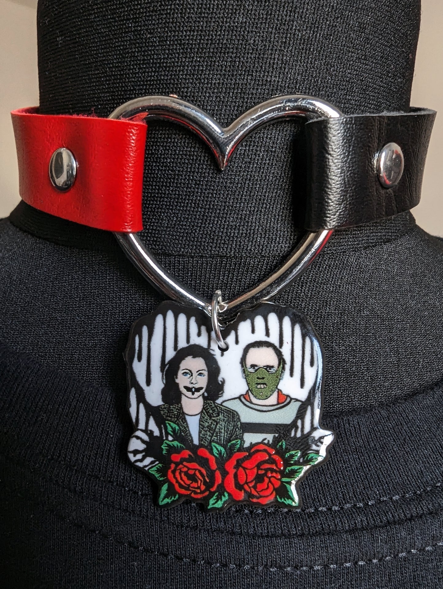 Horror Couple Heart Choker