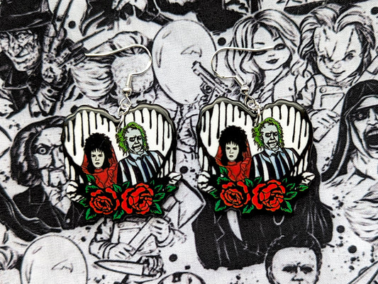 Beetlejuice and Lydia Earrings