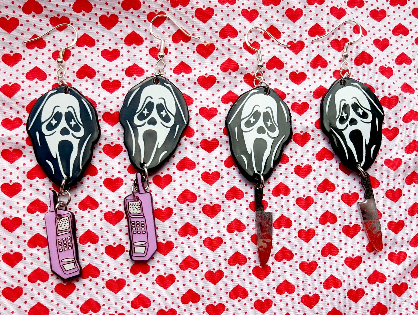 Ghostface Earrings