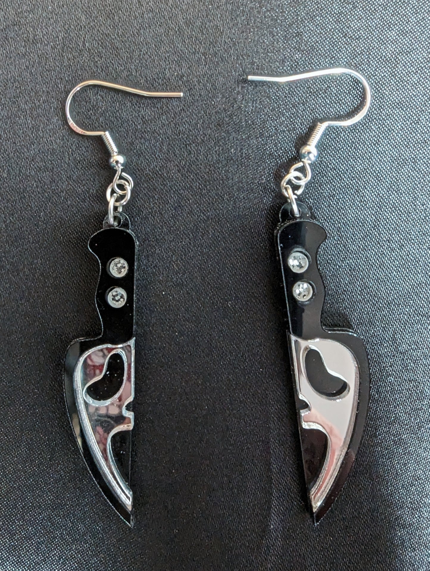 Ghostface Knife Earrings