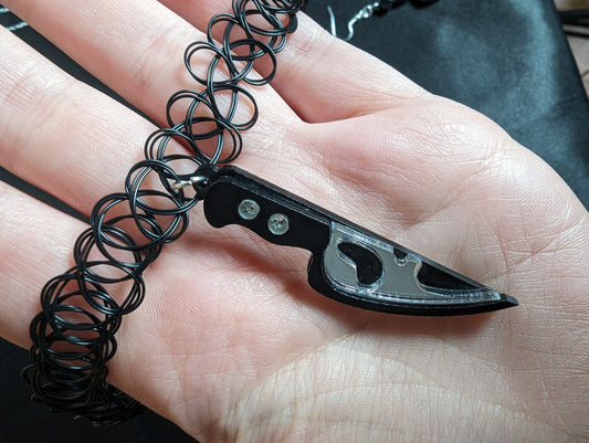 Ghostface Knife Choker