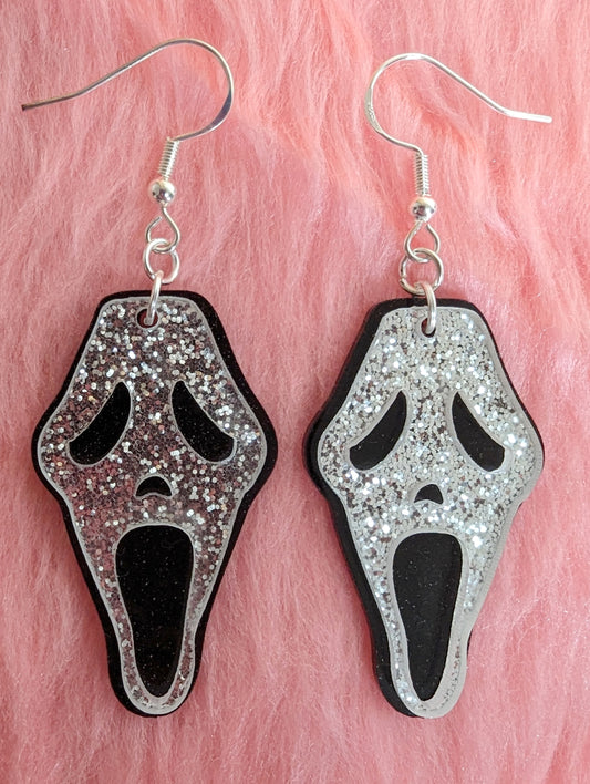 Bling Ghostface Earrings