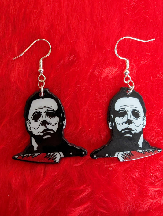 Michael Myers Bloody Knife Earrings