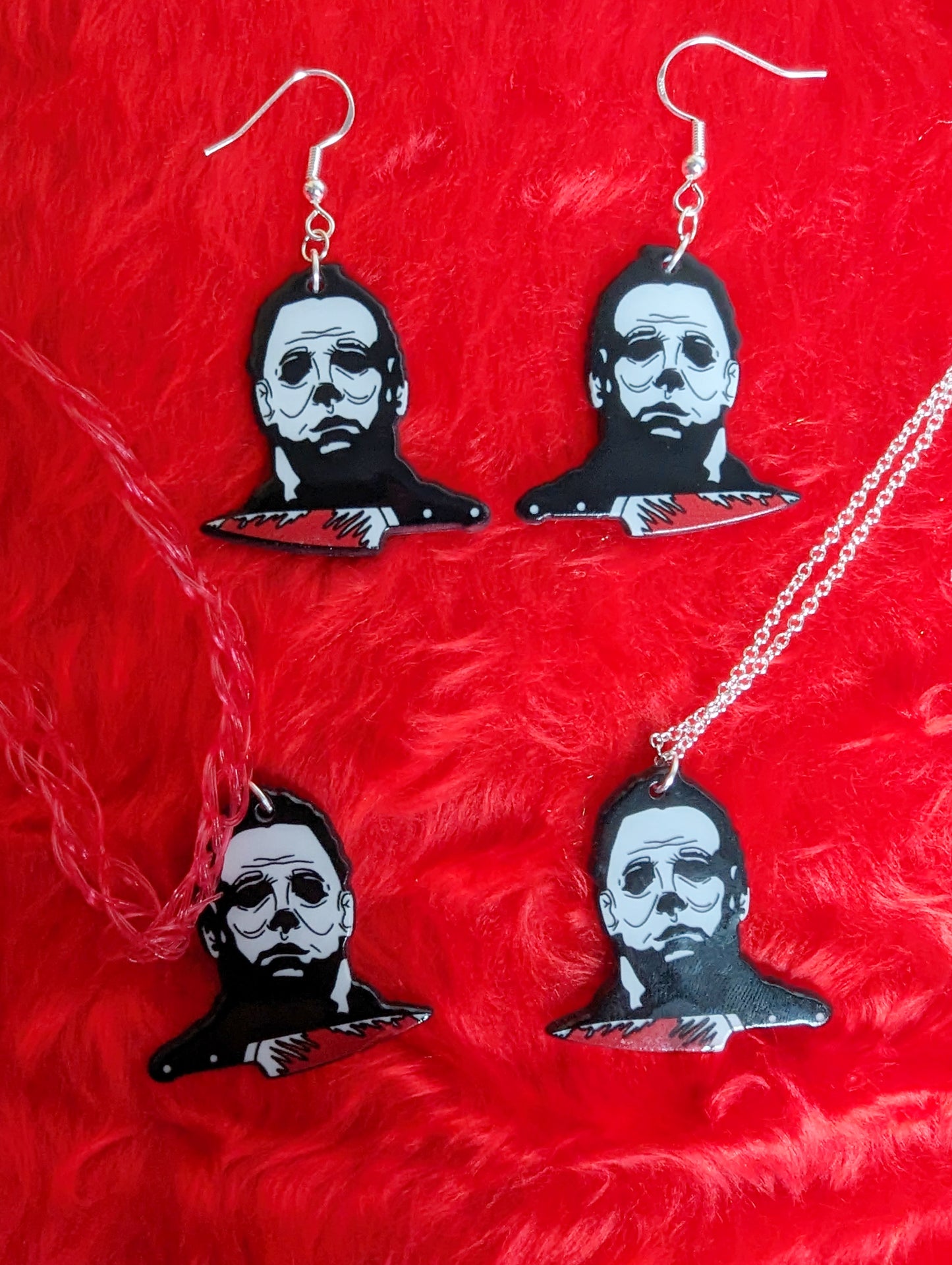 Michael Myers Bloody Knife Earrings