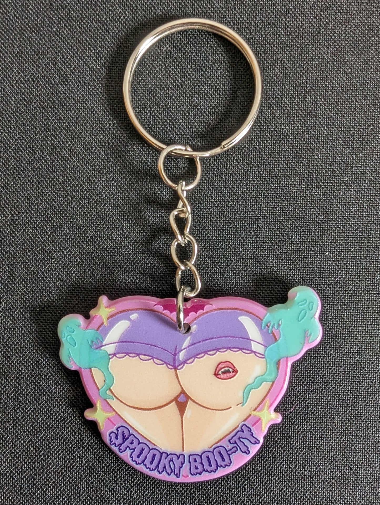 Spooky Booty keyring