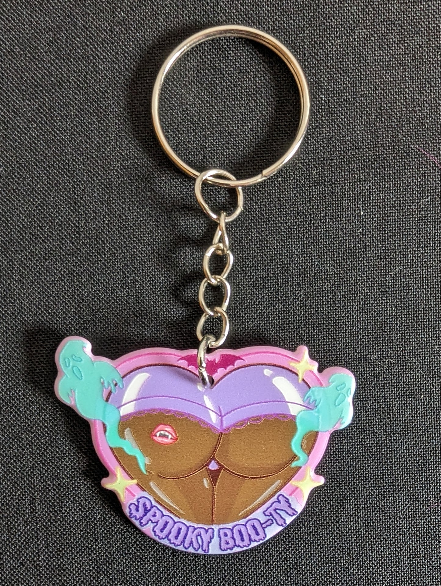 Spooky Booty keyring