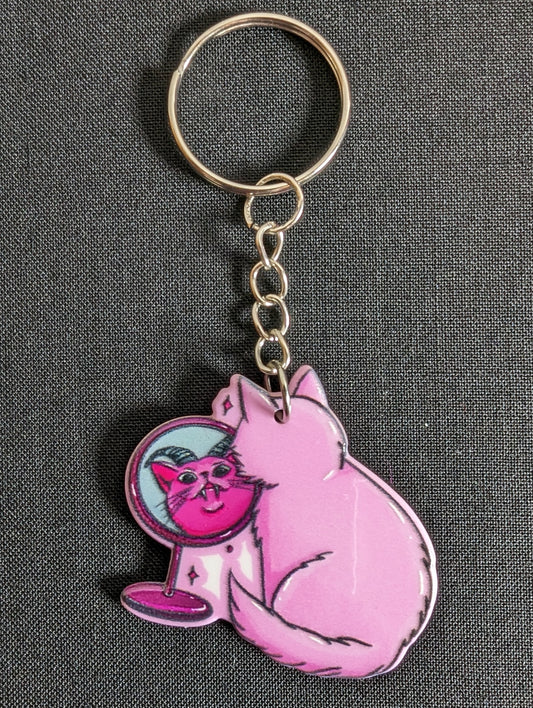 Cat demon Keyring