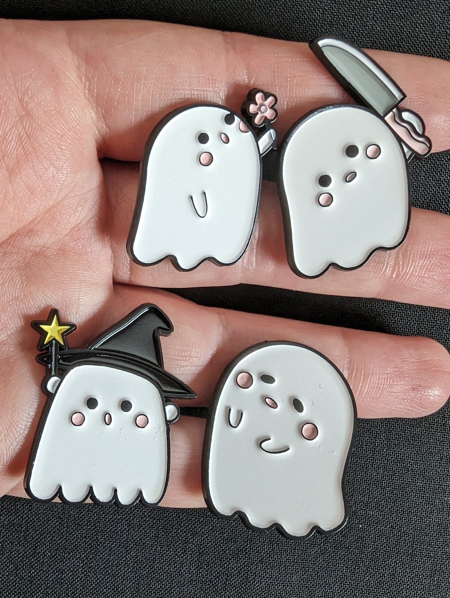 Cute Ghost Pin Badge