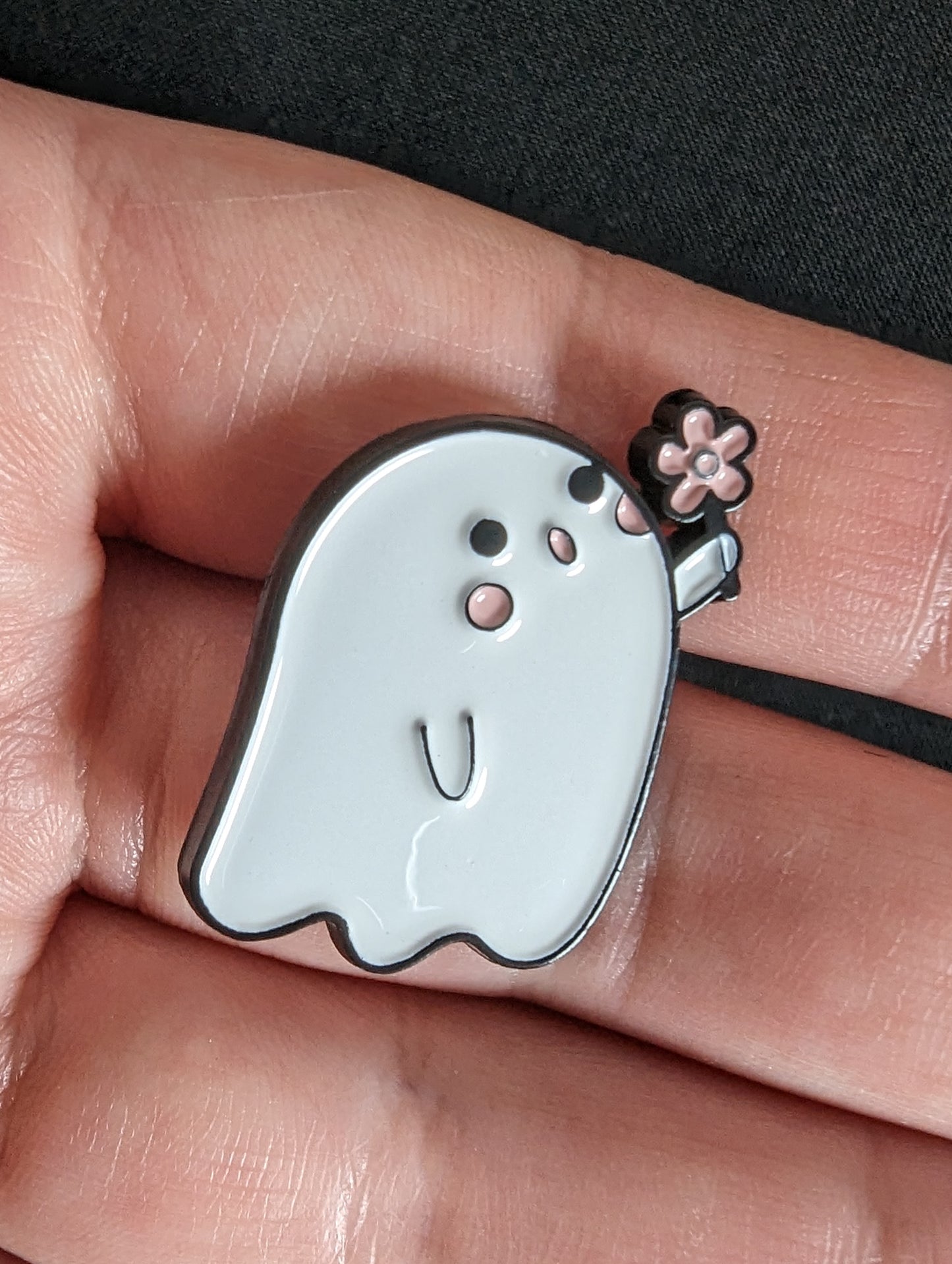 Cute Ghost Pin Badge