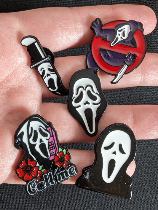 Ghostface Pin Badge