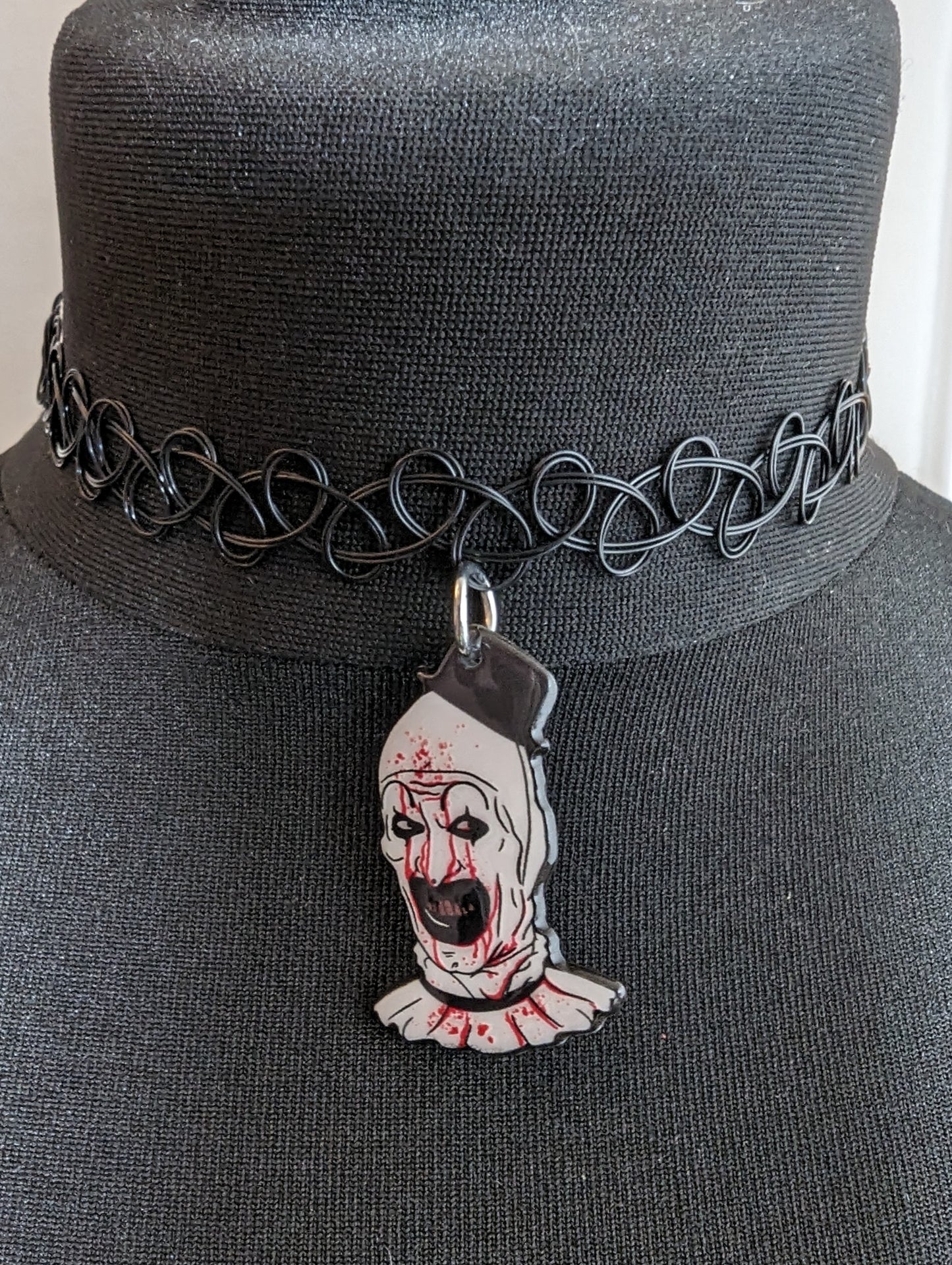 Art the Clown Tattoo Choker