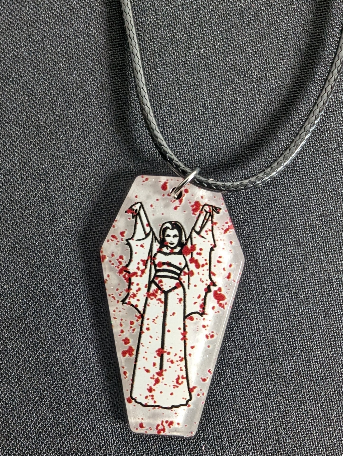 Coffin Character Cord Necklace