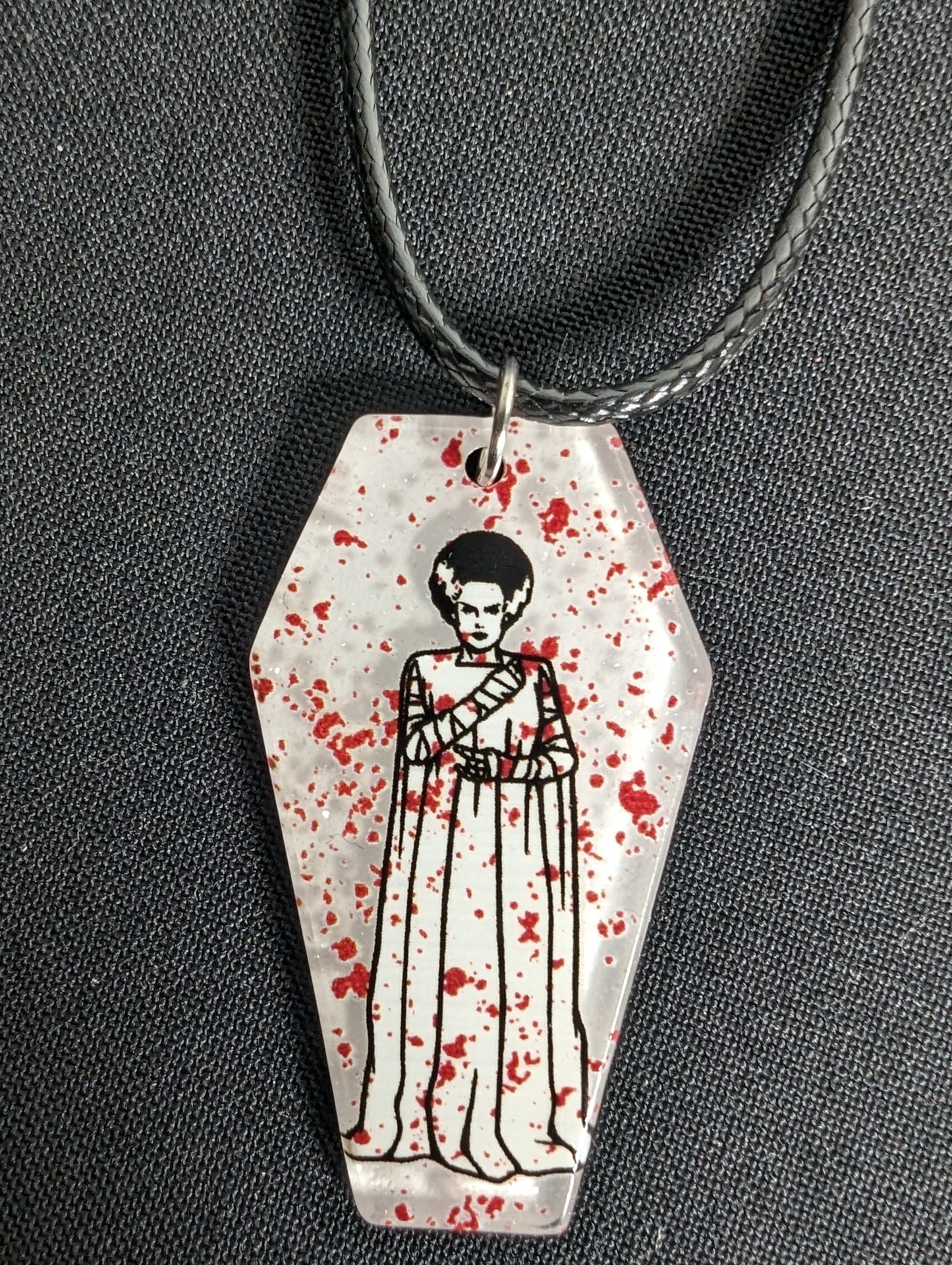 Coffin Character Cord Necklace