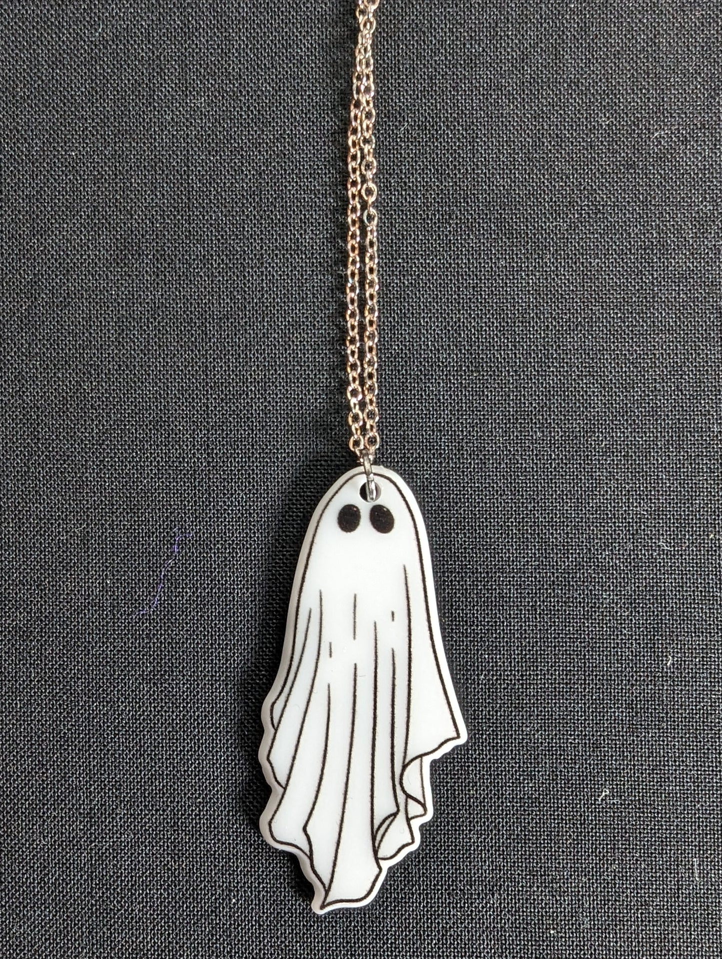 Ghost Silver Necklace