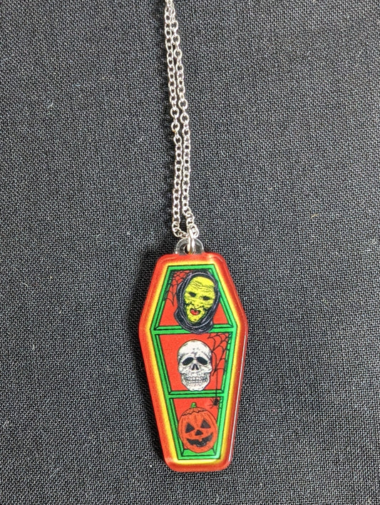 Halloween III Silver Necklace