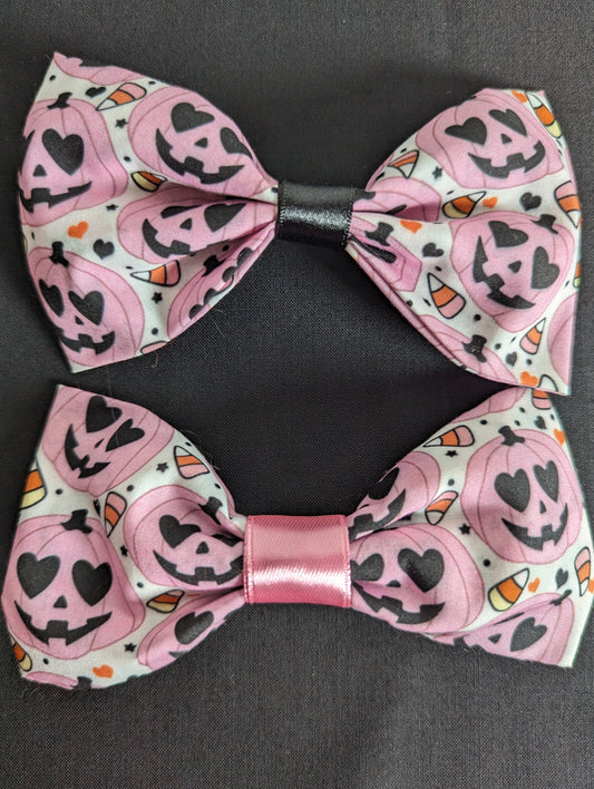 Pink Pumpkin Hair Bow