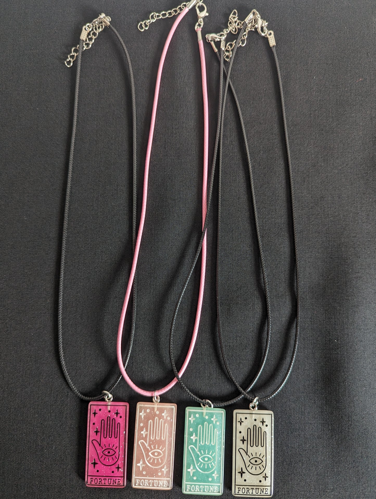 Fortune Glitter Tarot Cord Necklace