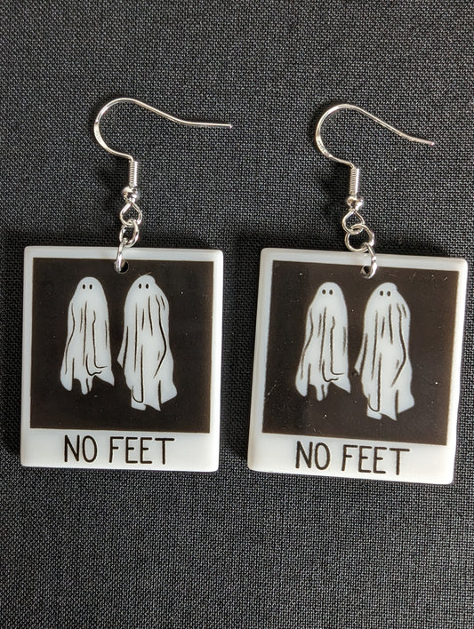 Beetlejuice Ghost Earrings