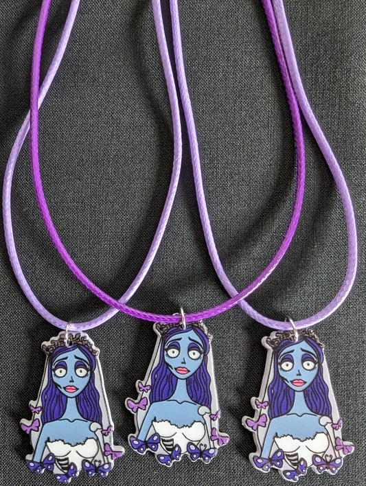 Emily Corpse Bride Cord Necklace