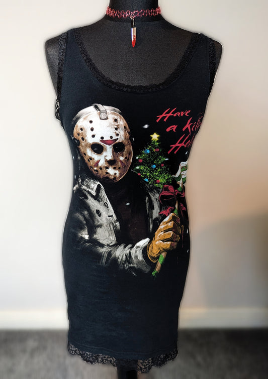 Jason Vorhees Christmas Bodycon Dress