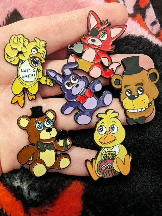 Five Night's Pin Badge