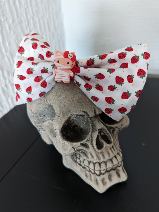 Zombie Kitty Hair Bow