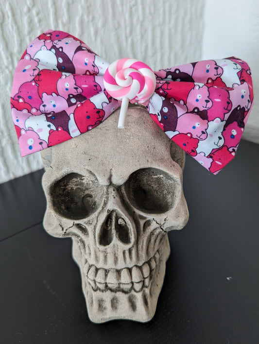 Candy Bear Hair Bow