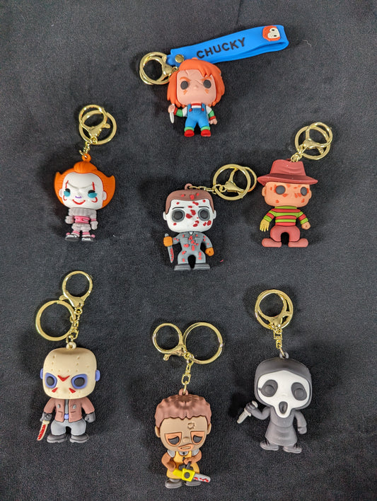 Horror Character Keyrings