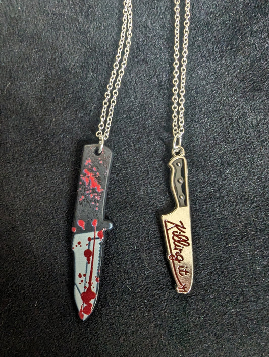 Knife Necklace silver Chwin