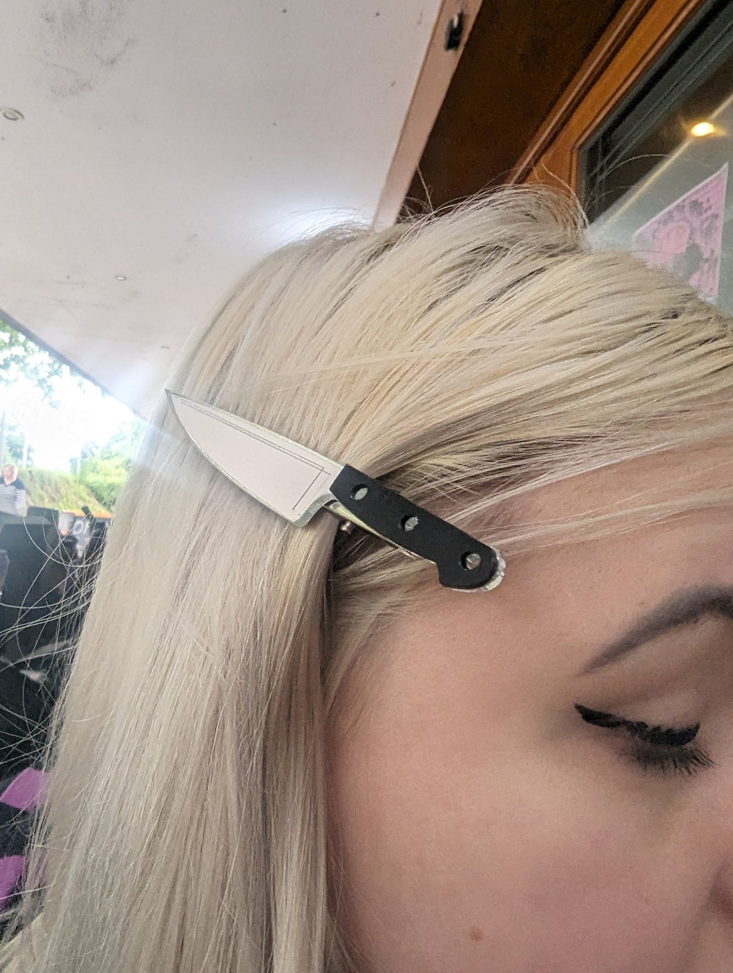 Knife Hair Clip
