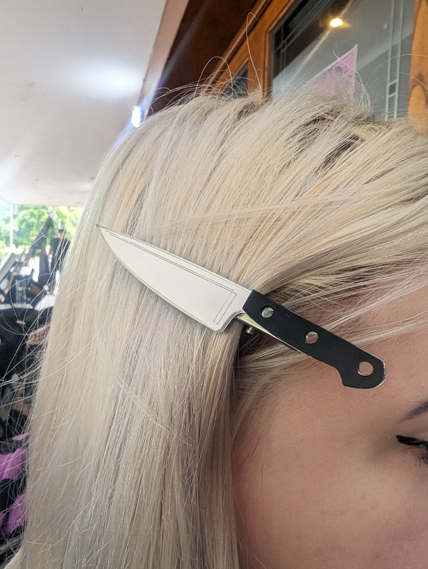 Knife Hair Clip