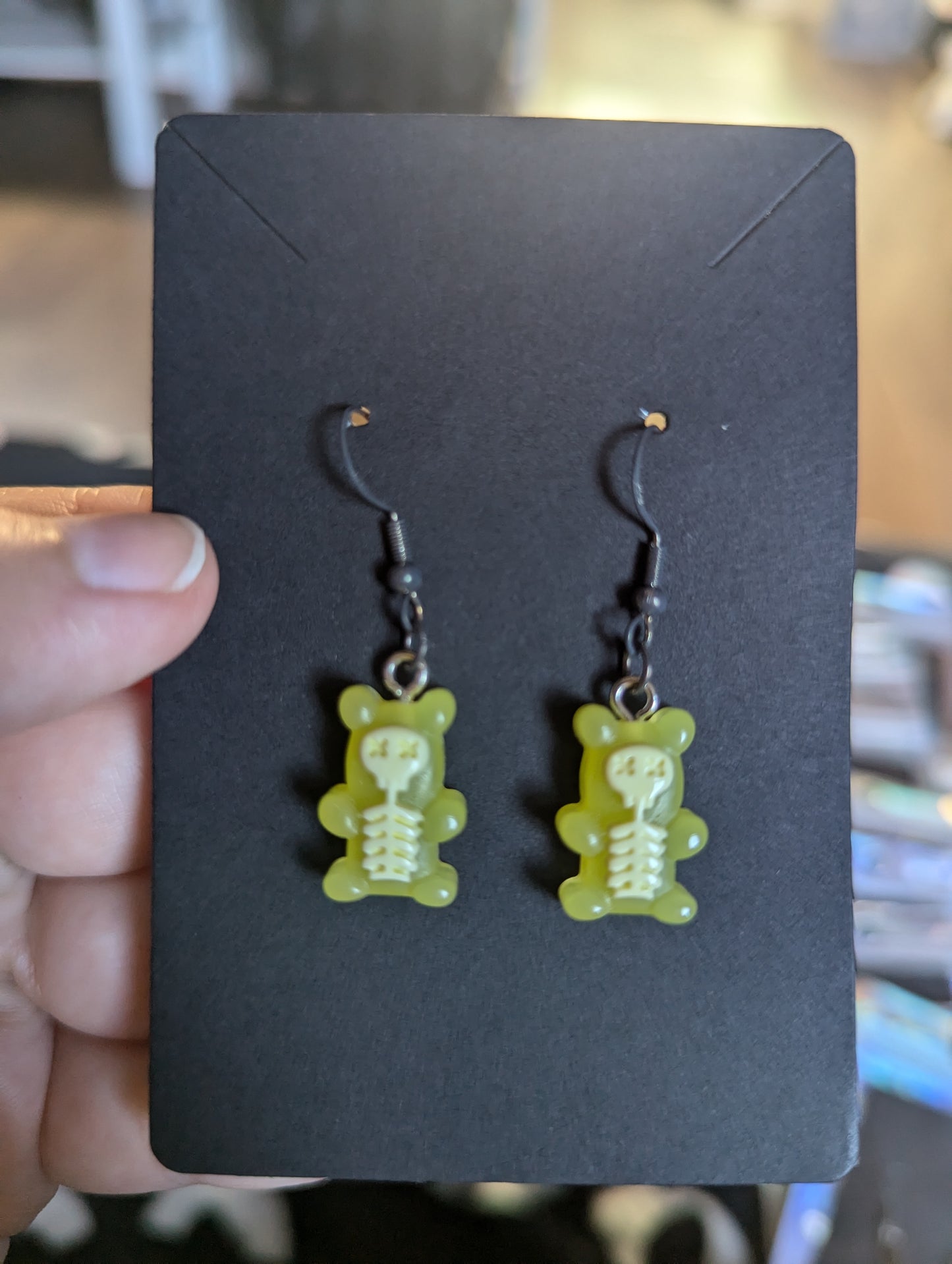 Gummy bear earrings