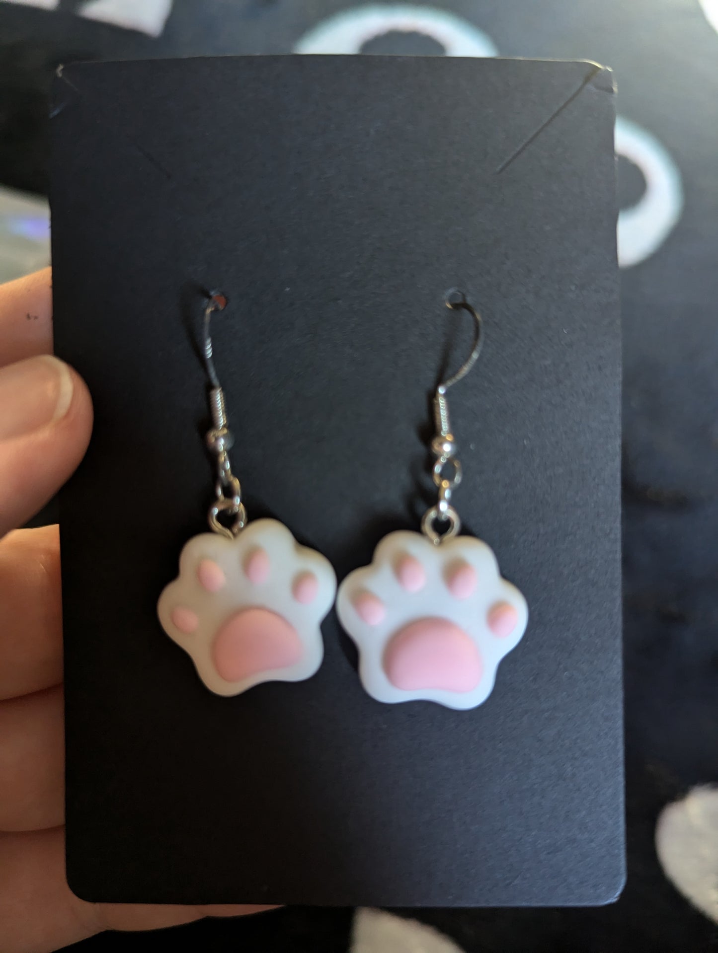 Paw earrings