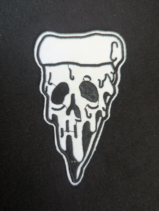 Pizza Skull Patch