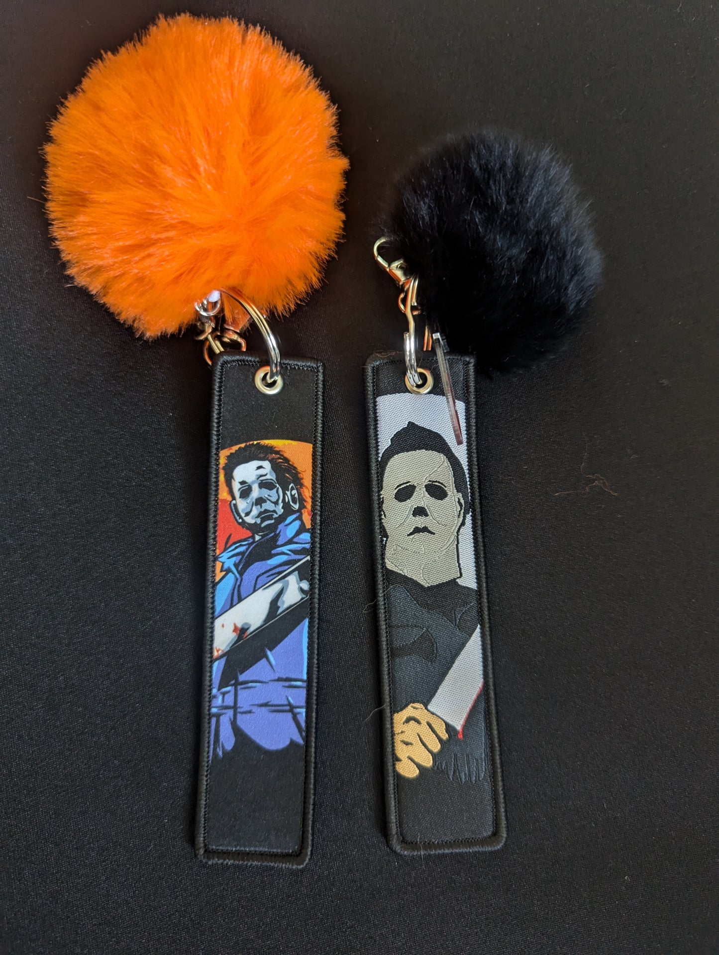 Michael Myers Pom Pom Keychain