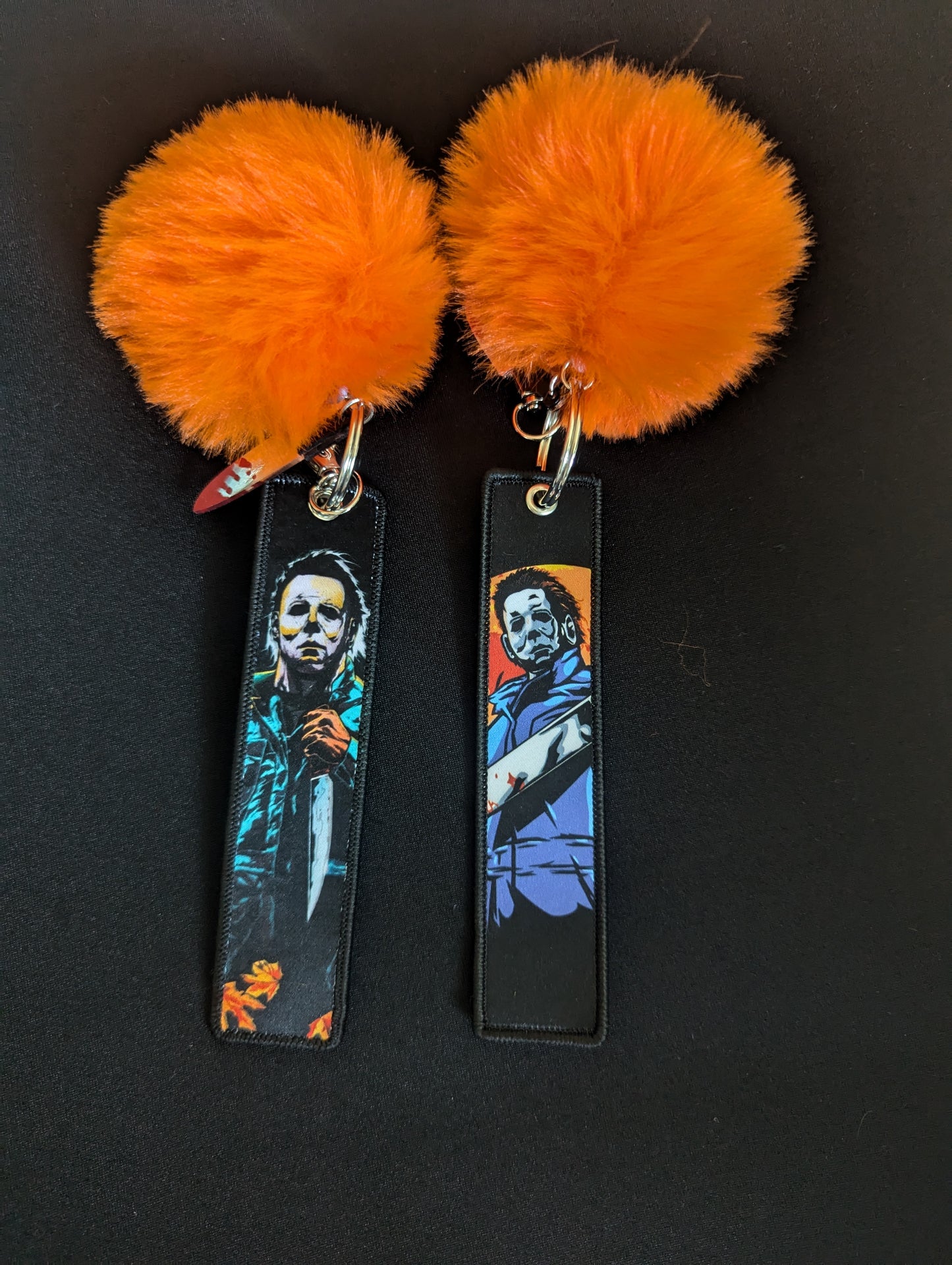 Michael Myers Pom Pom Keychain