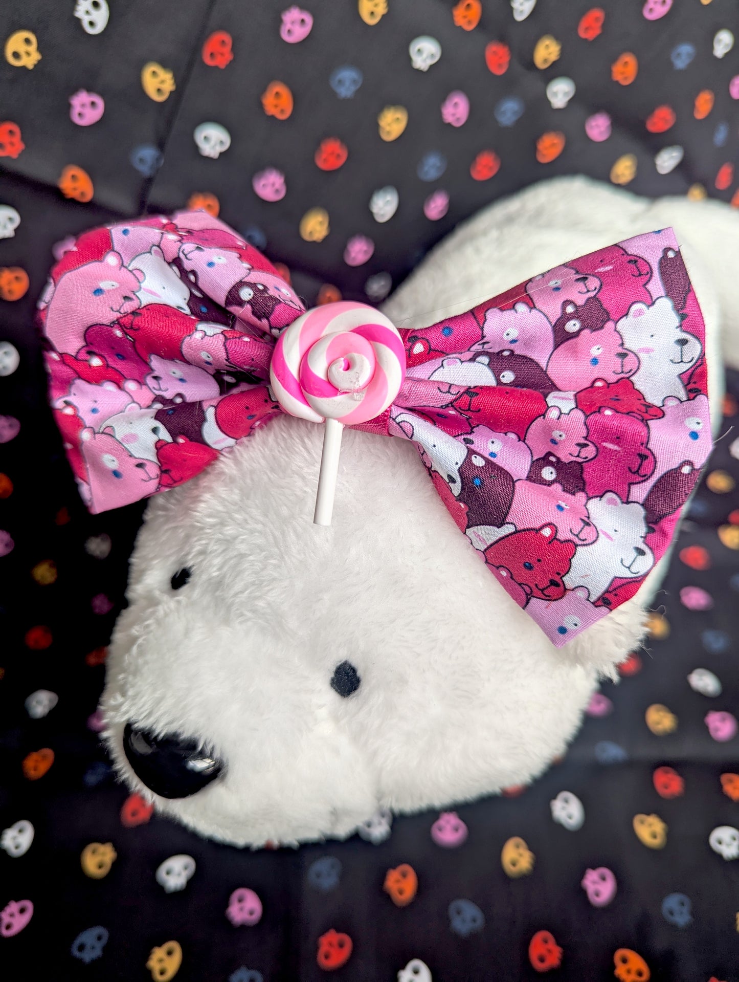 Candy Bear Hair Bow
