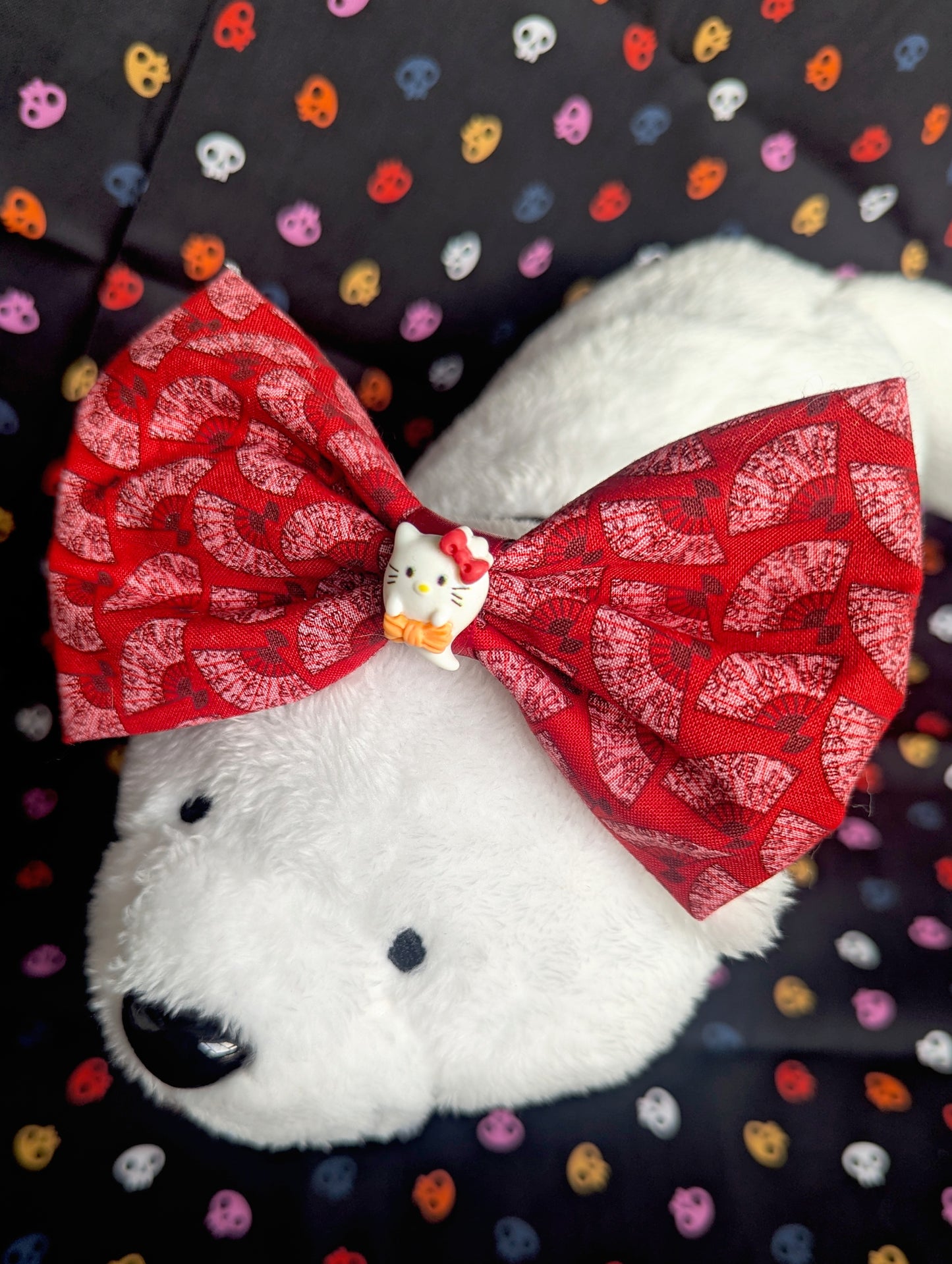 Hello Kitty Fan Hair Bow