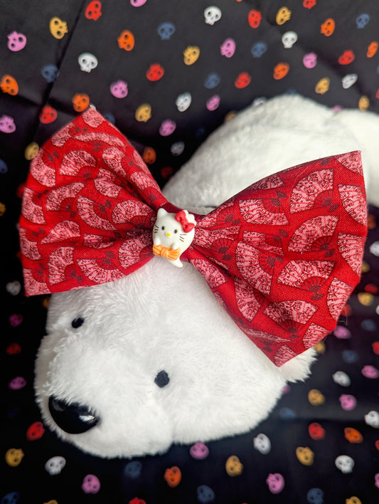 Hello Kitty Fan Hair Bow