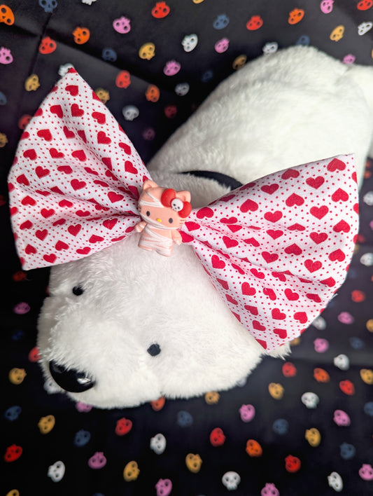 Hello Kitty White Strawberry Hair Bow